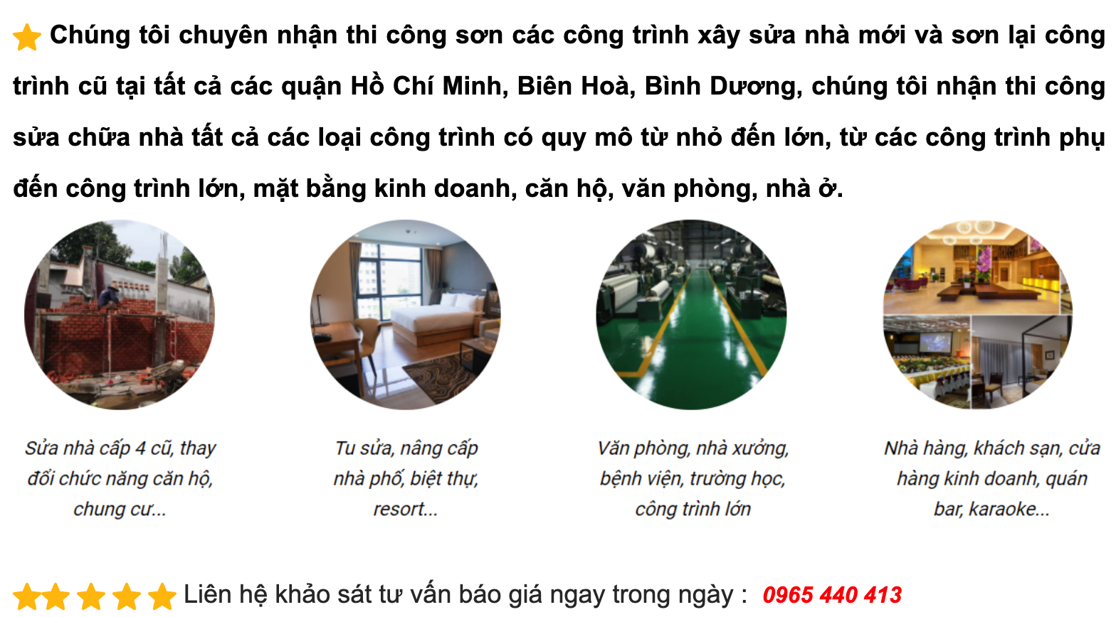 CÔNG TY TNHH SỬA CHỮA NHÀ HUY HOÀNG PHÁT
