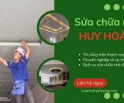Thợ Thạch Cao TPHCM Nhận Thi Công Trần Vách Thạch Cao Chuyên Nghiệp, Bảo Hành Sau Thi Công - Sơn Sửa Nhà Huy Hoàng