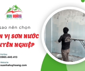 Tại sao nên lựa chọn đơn vị sơn nước chuyên nghiệp thay vì tự sơn cho nhà ở?