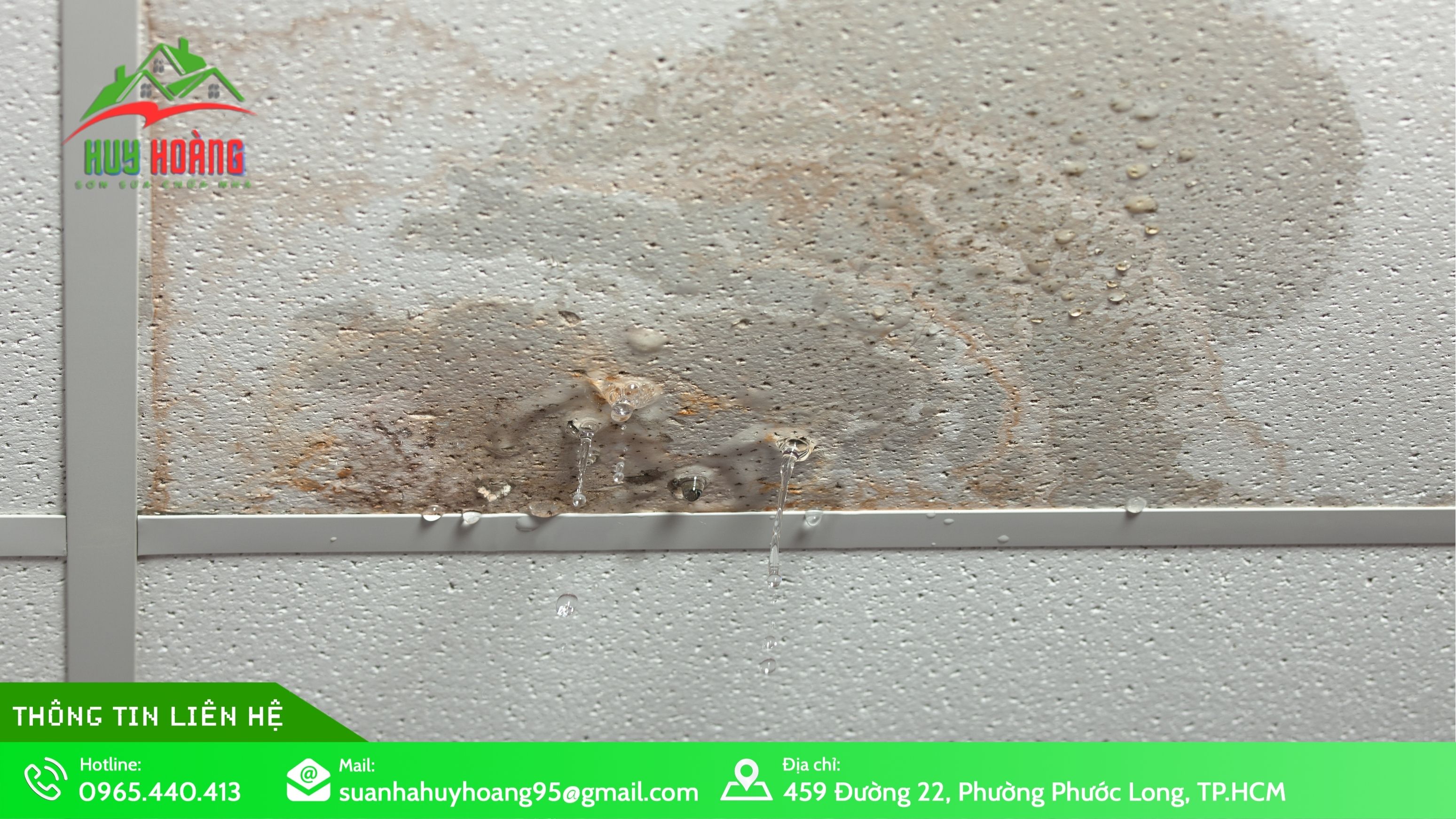 Dịch vụ sửa nhà bị thấm dột tại TP.HCM