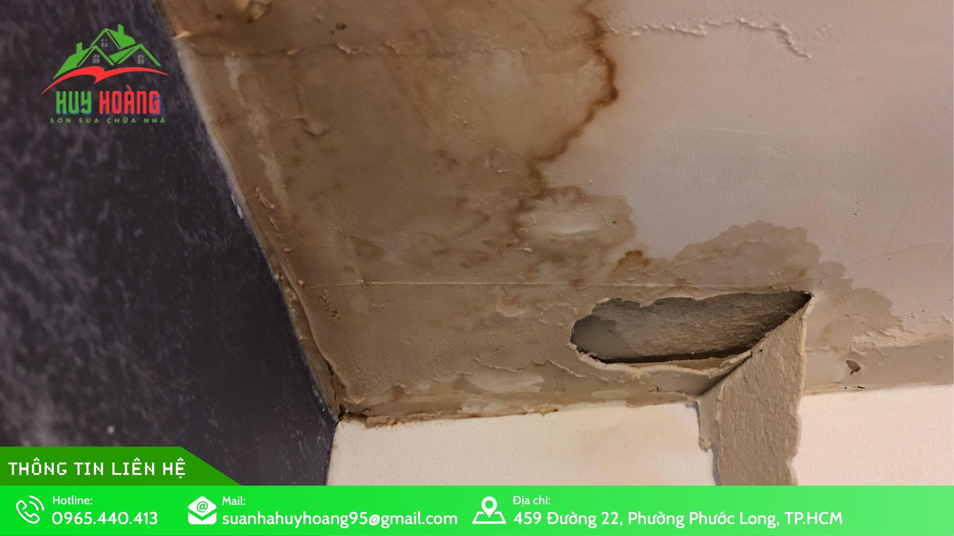Dịch vụ sửa nhà bị thấm dột tại TP.HCM