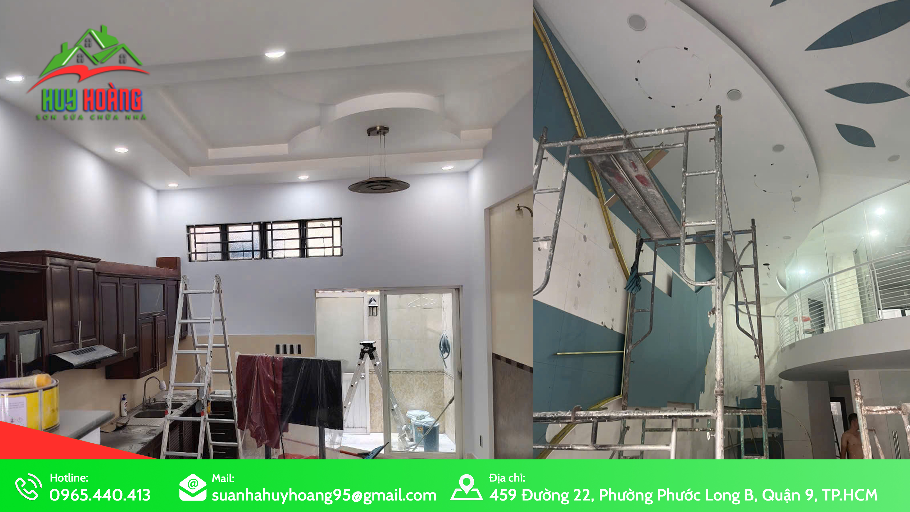 Dịch vụ thi công chống thấm trần nhà tại Quận 9