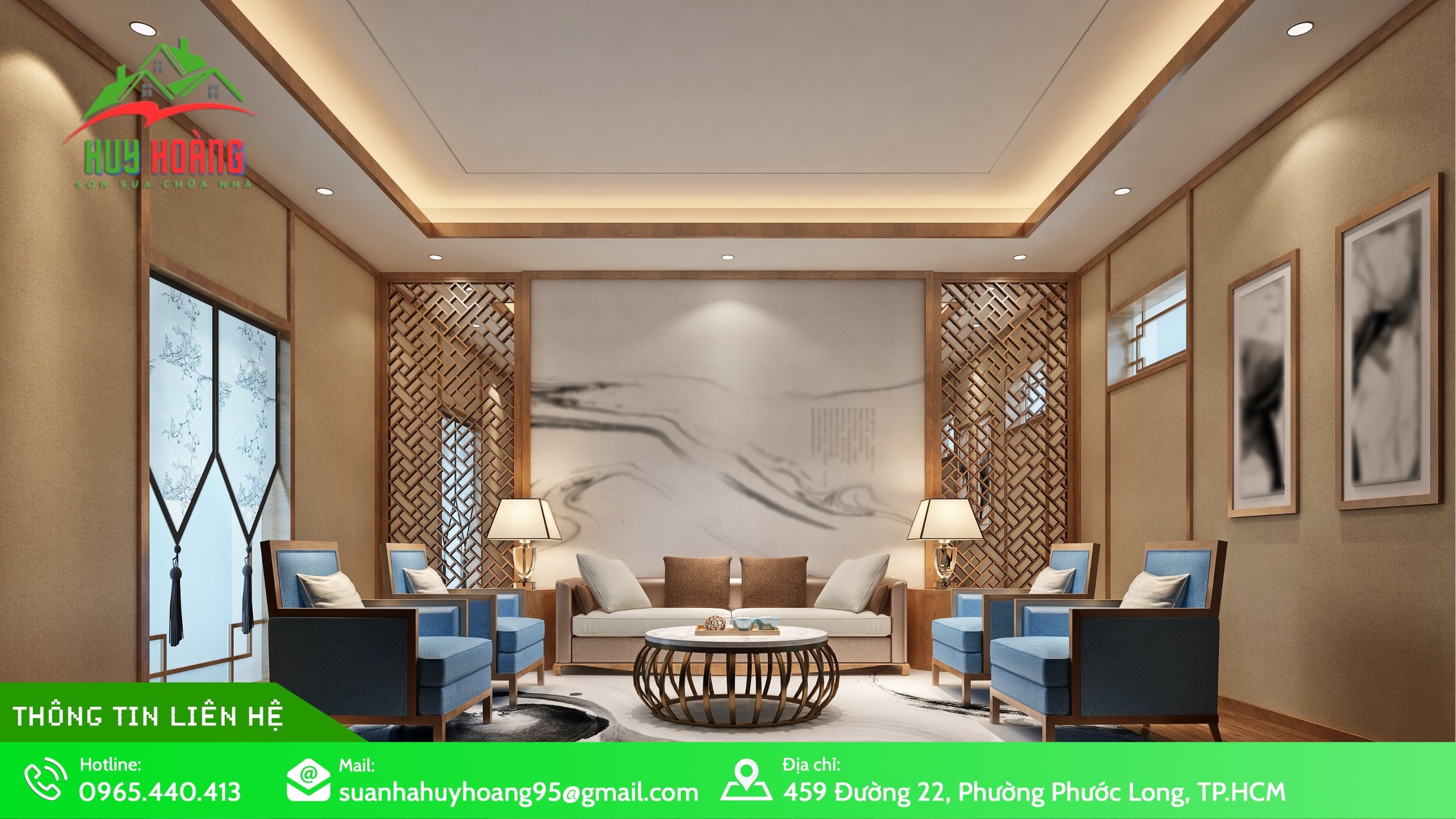 Dịch vụ thi công trần thạch cao trọn gói tại TP.HCM