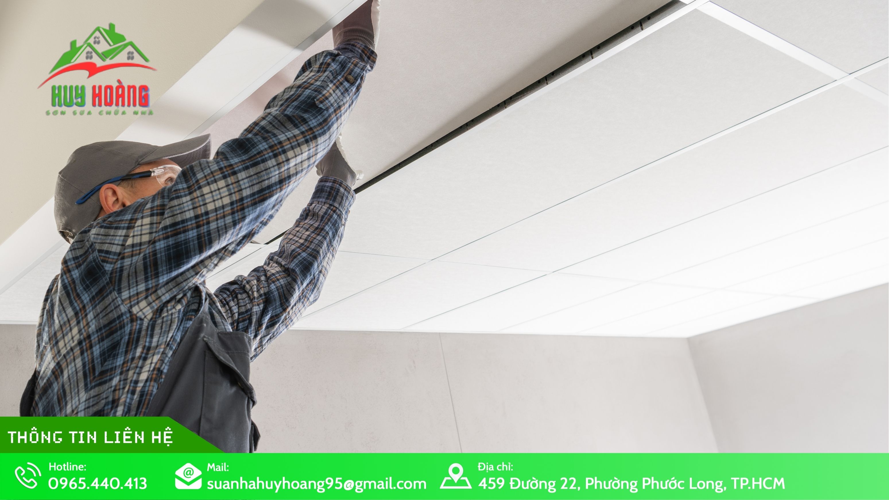 Dịch vụ thi công trần thạch cao trọn gói tại TP.HCM
