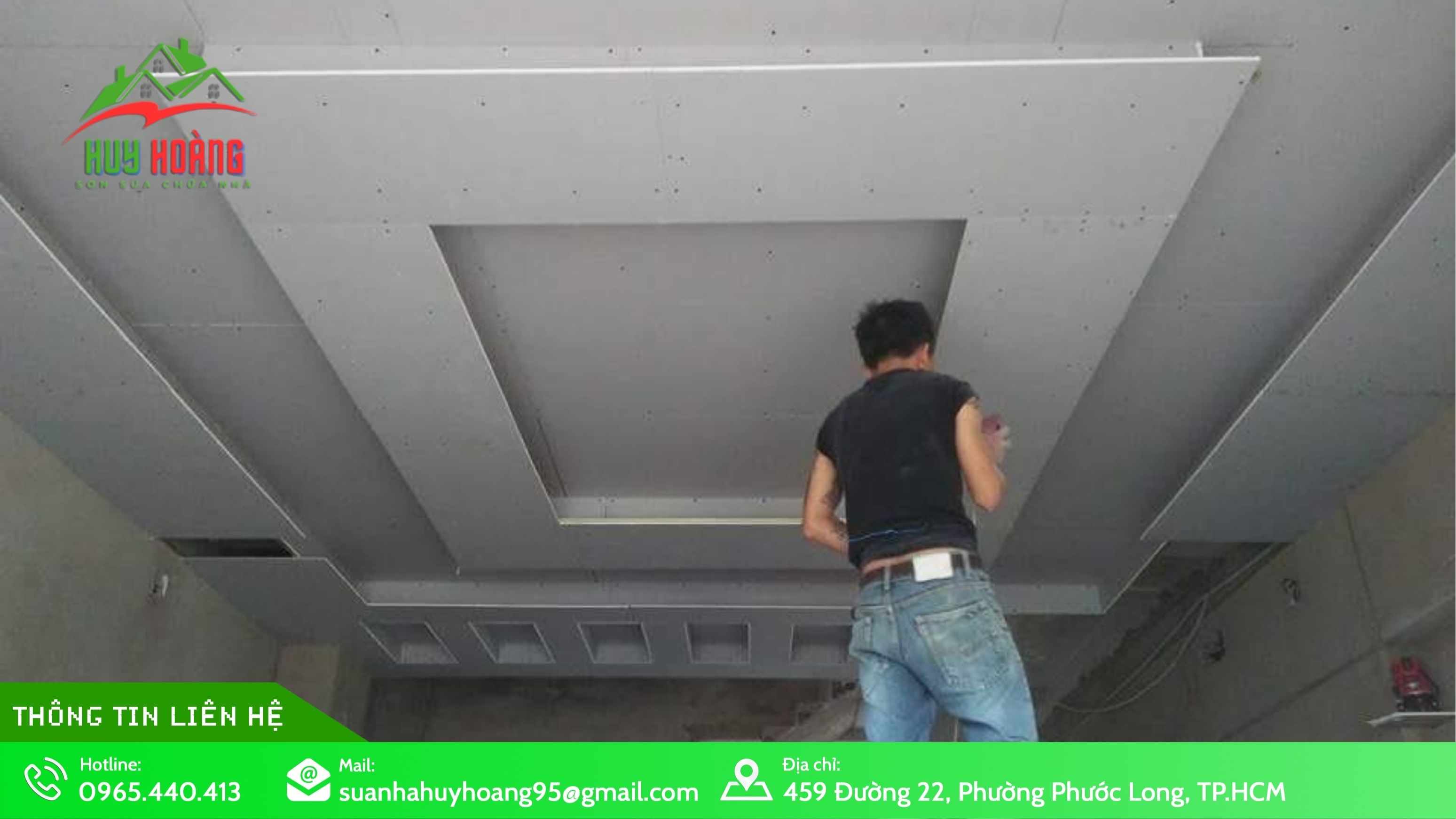 Dịch vụ thi công trần thạch cao trọn gói tại TP.HCM