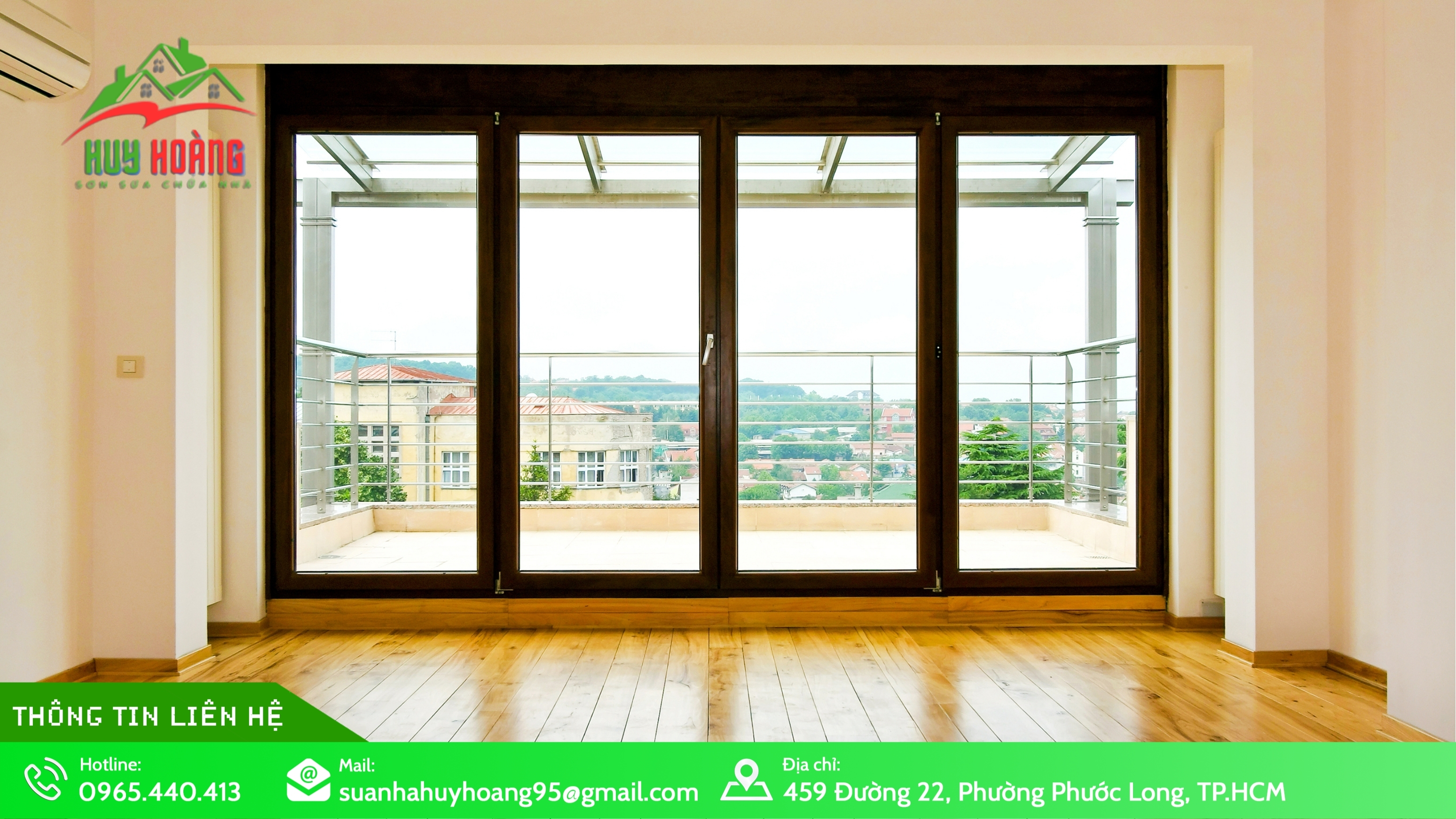 Thi công lắp đặt cửa nhôm kính tại Thủ Đức