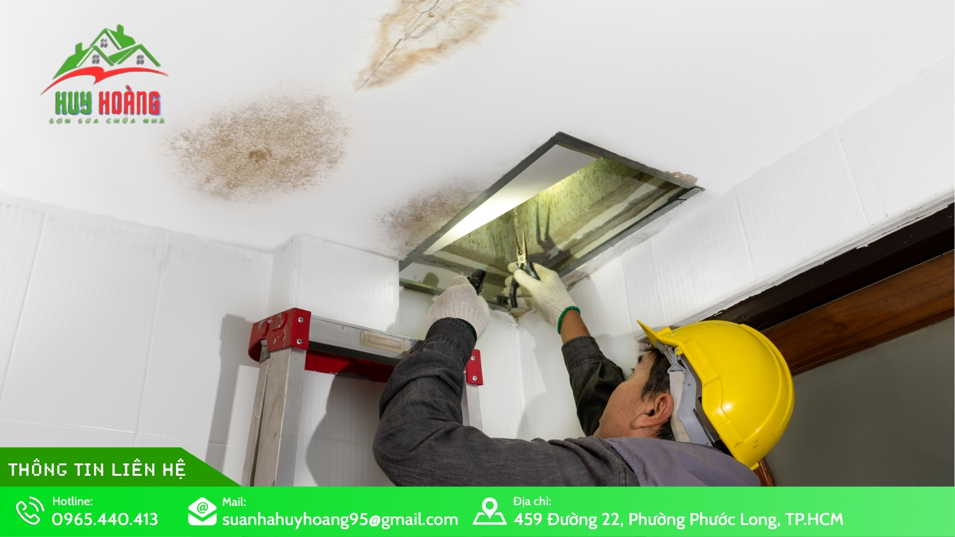 Thi công chống dột trần nhà tại Phường Phước Long