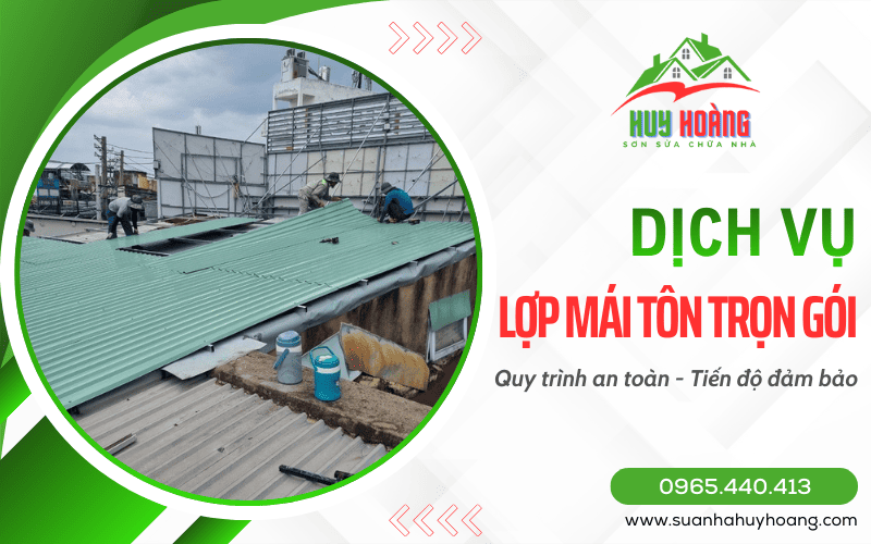 Lợp mái tôn trọn gói