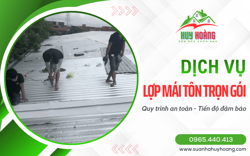 Lợp mái tôn trọn gói