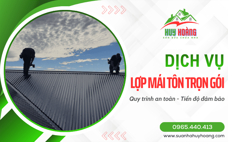 Lợp mái tôn trọn gói