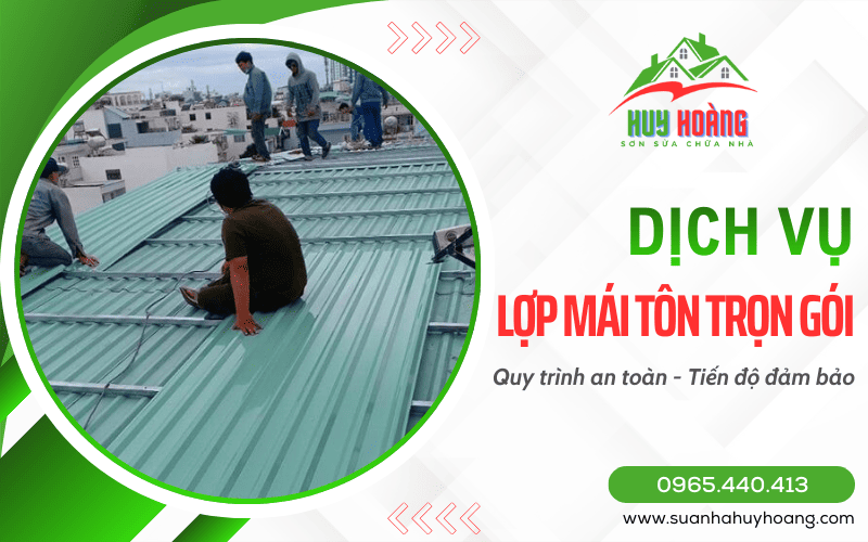 Lợp mái tôn trọn gói