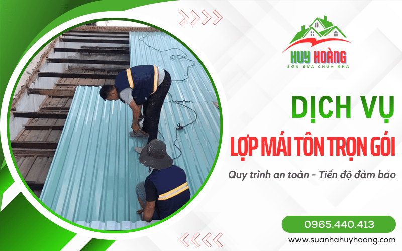 Lợp mái tôn trọn gói