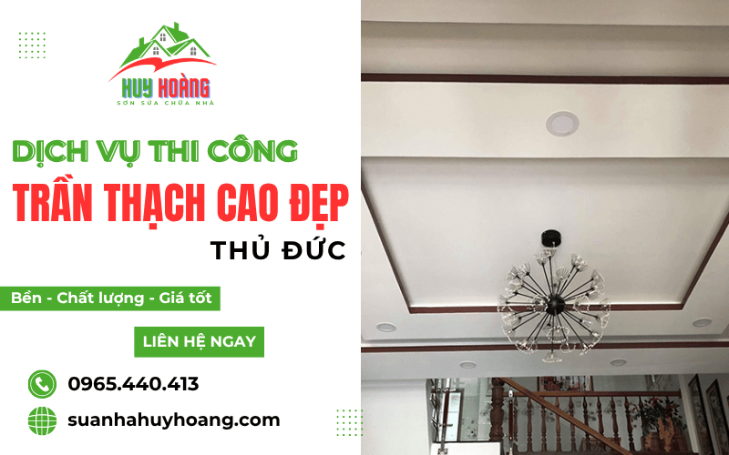 Trần thạch cao đẹp
