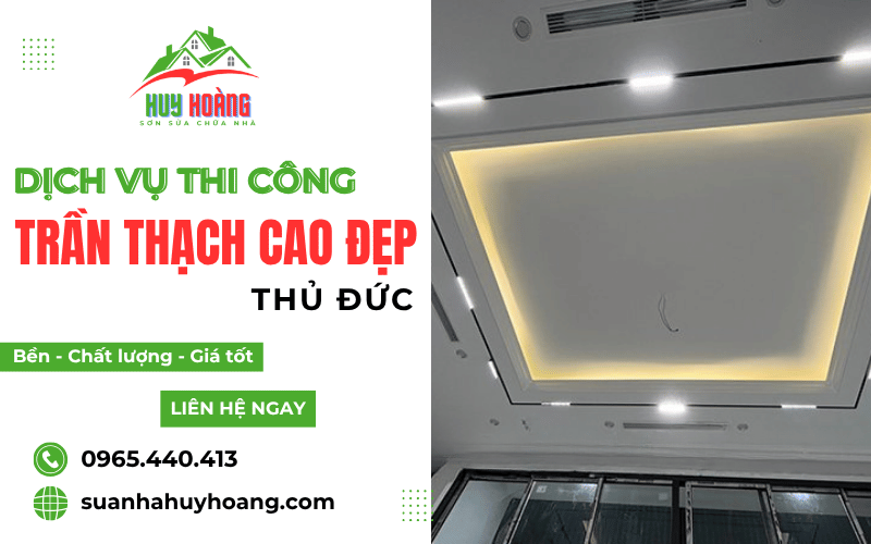 Trần thạch cao đẹp