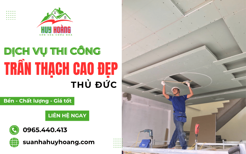 Trần thạch cao đẹp